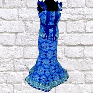 New Ankara / African print skirt & blouse set